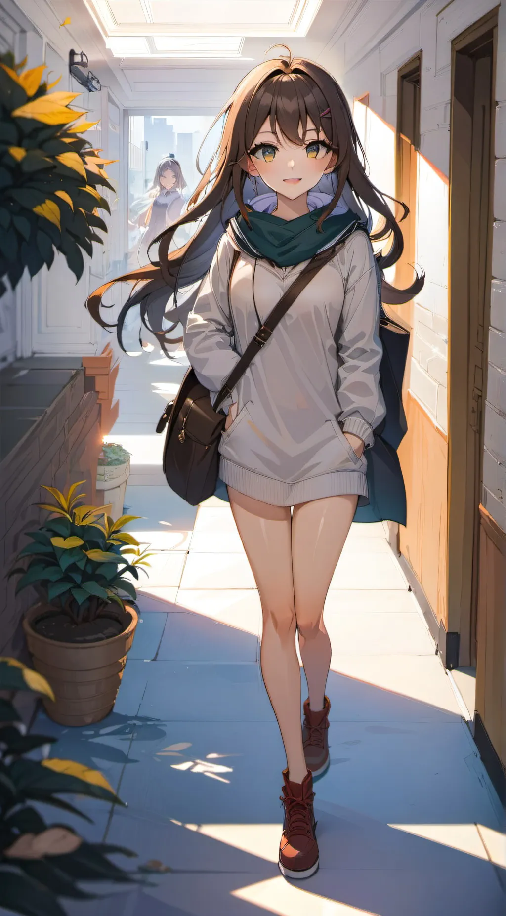 ai character: saphire background