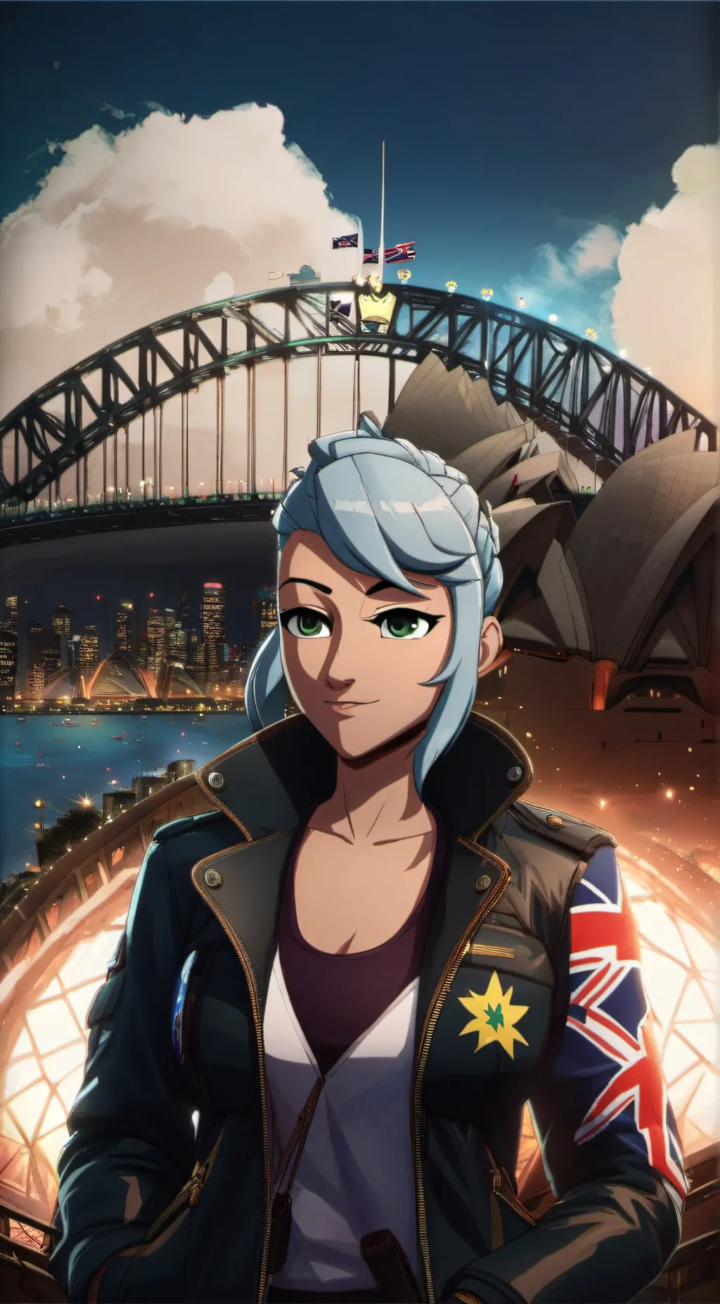 ai character: Sydney background