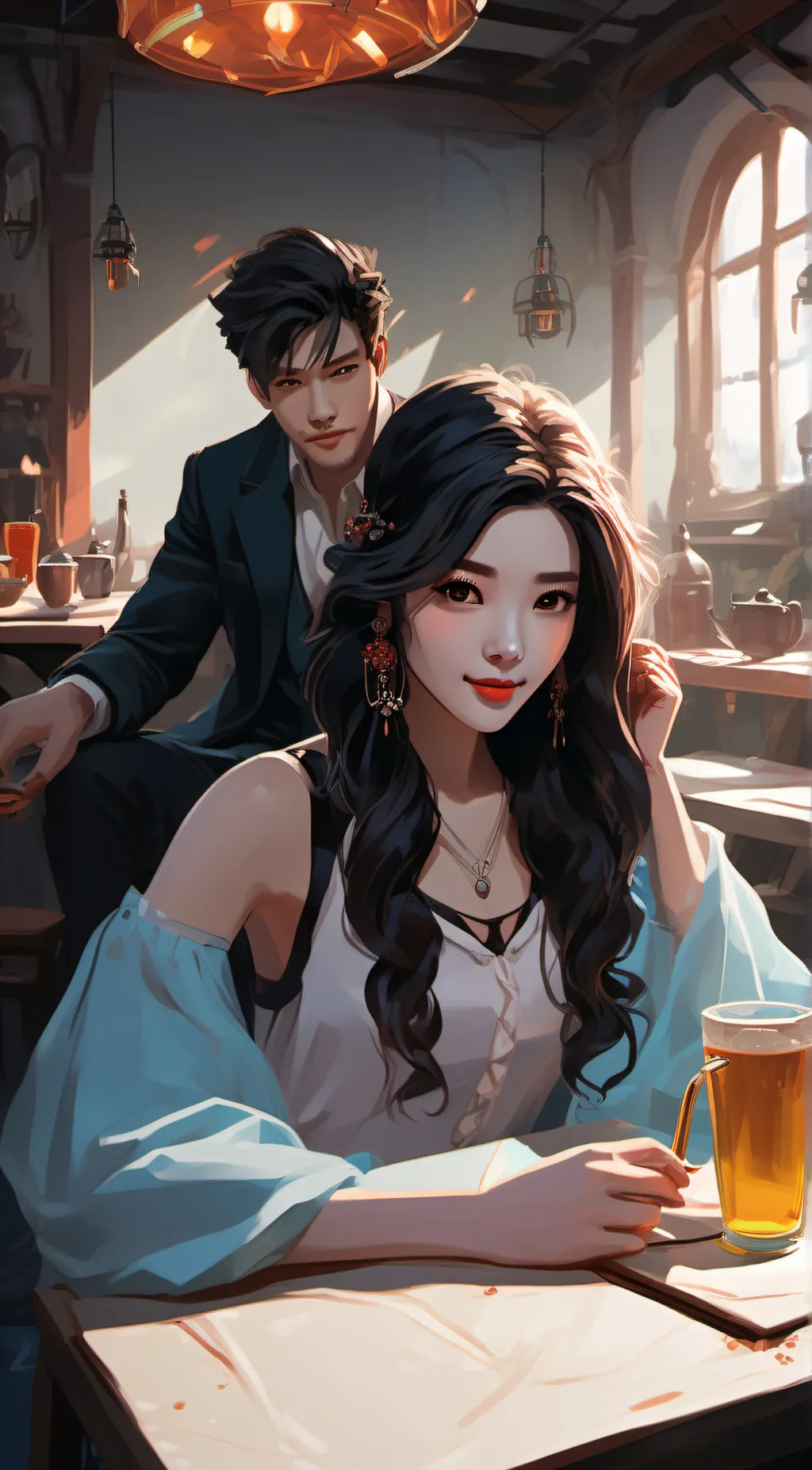 ai character: james  background