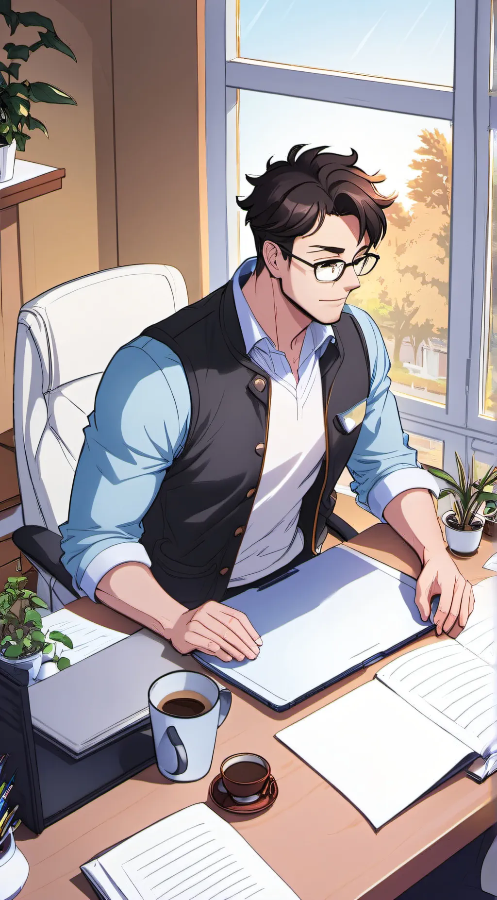 ai character: James  background