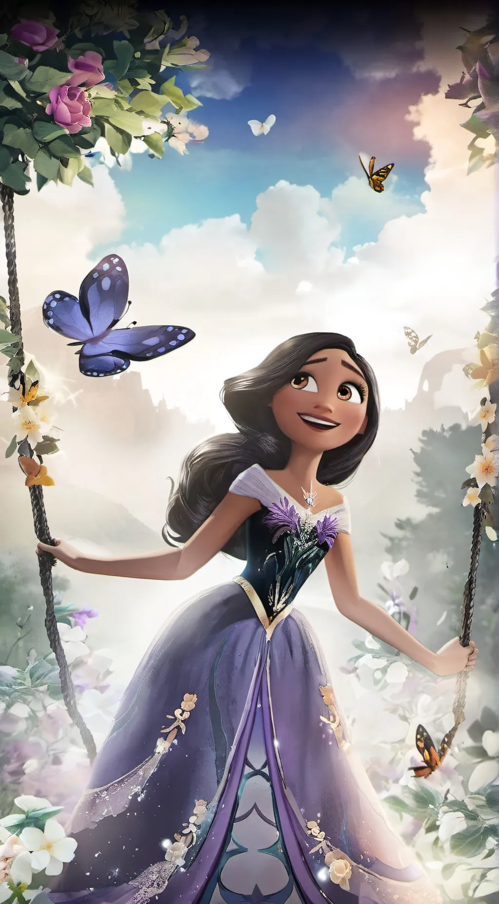 ai character: Isabella  background