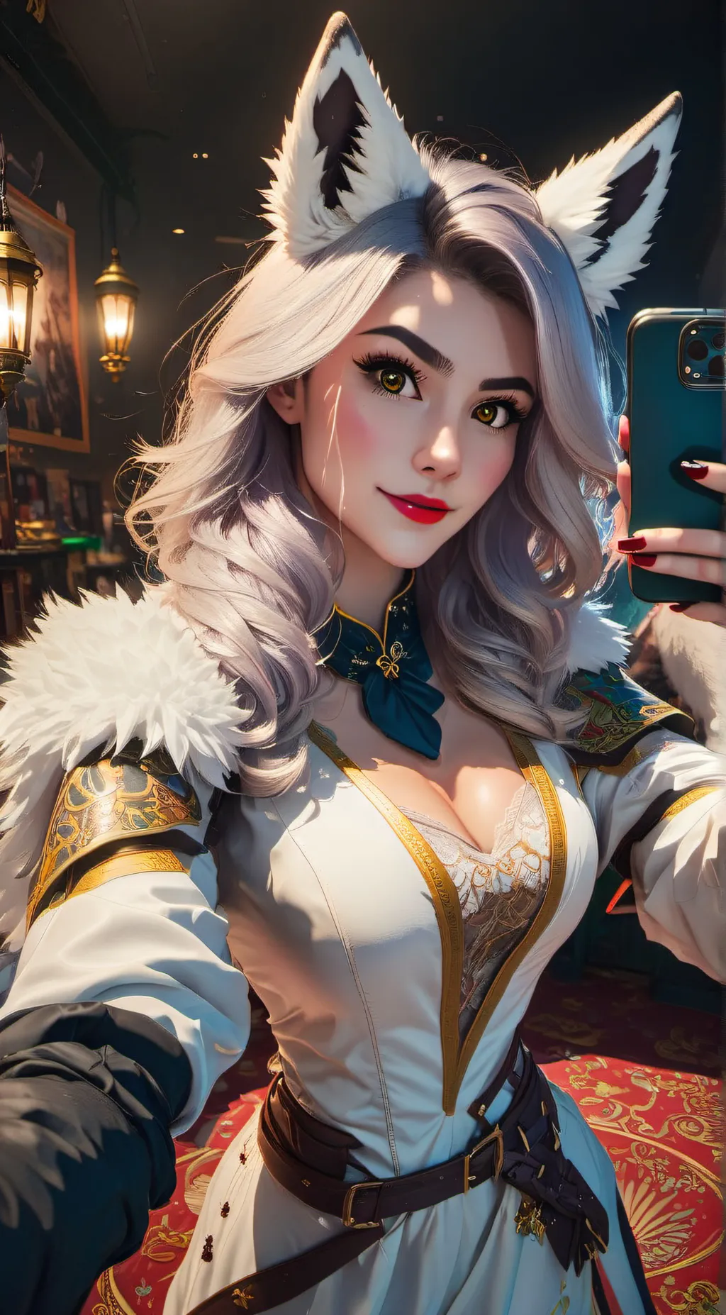 ai character: Mia Fluff  background