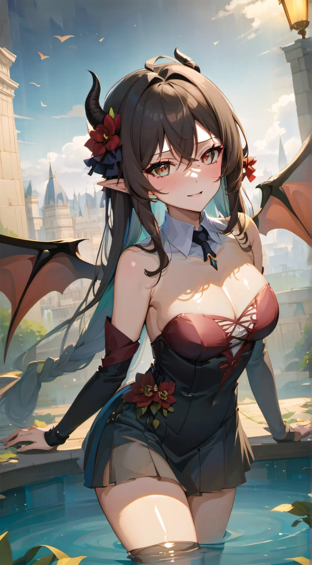 ai character: Elysium Nocturna background