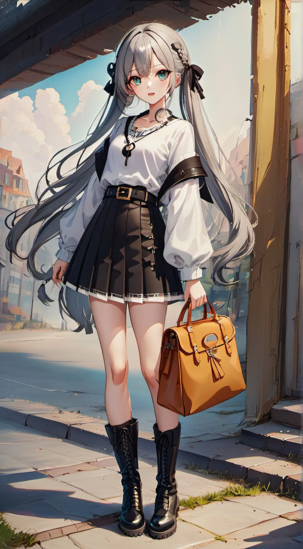 ai character: Crystal  background