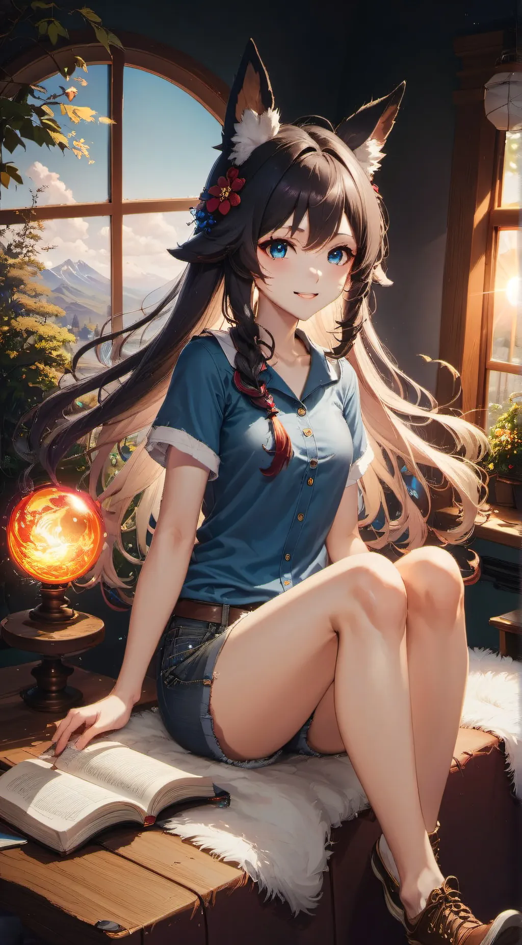 ai character: Natalie background