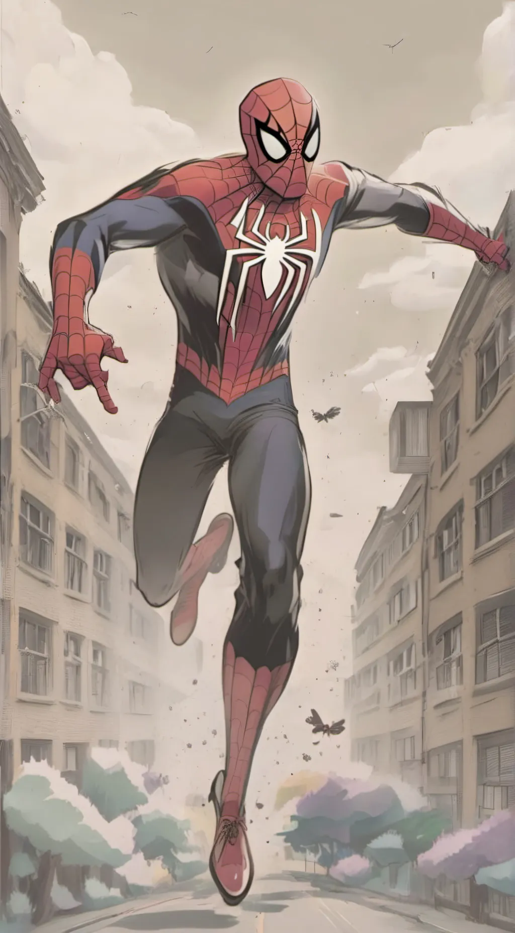 ai character:  Peter Parker background