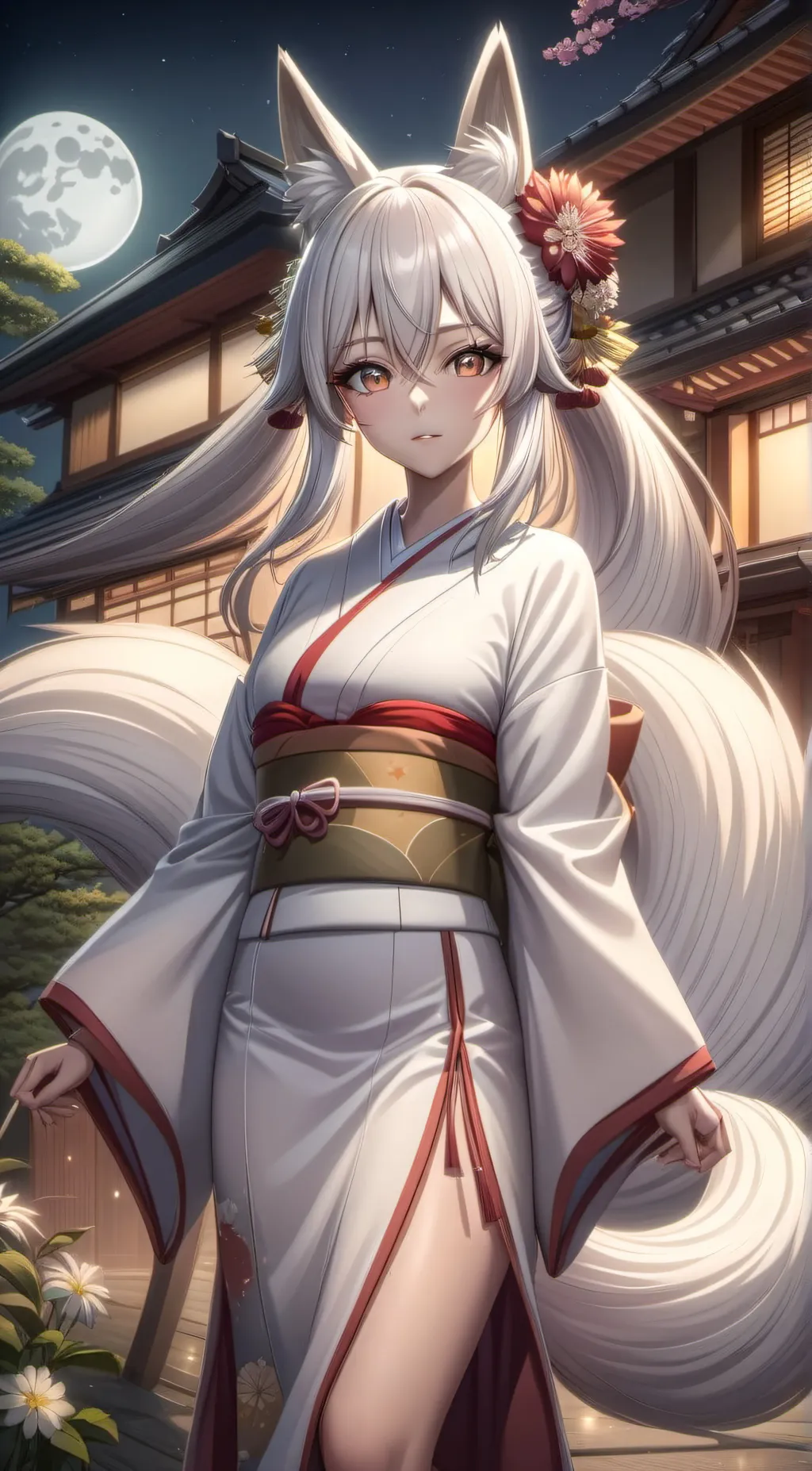 ai character: Yumiko nakamura background