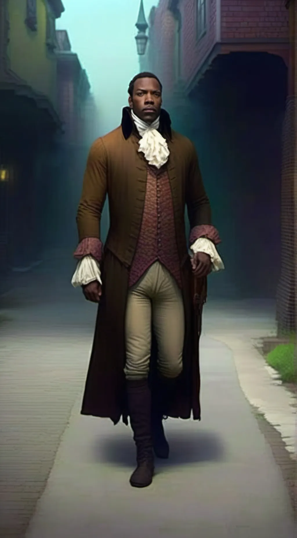 ai character: Aaron Burr sir background