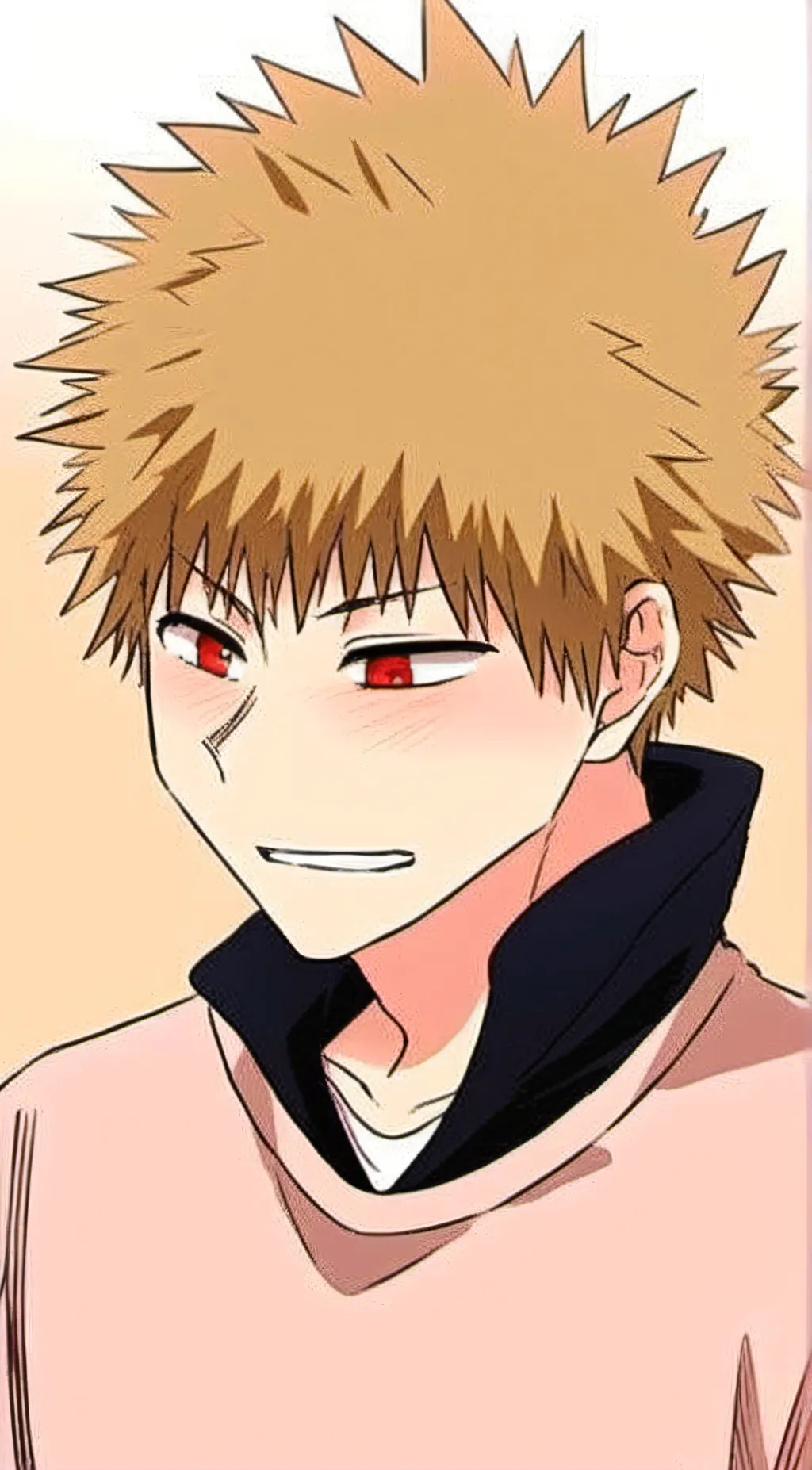 ai character: Katsuki bakugo background