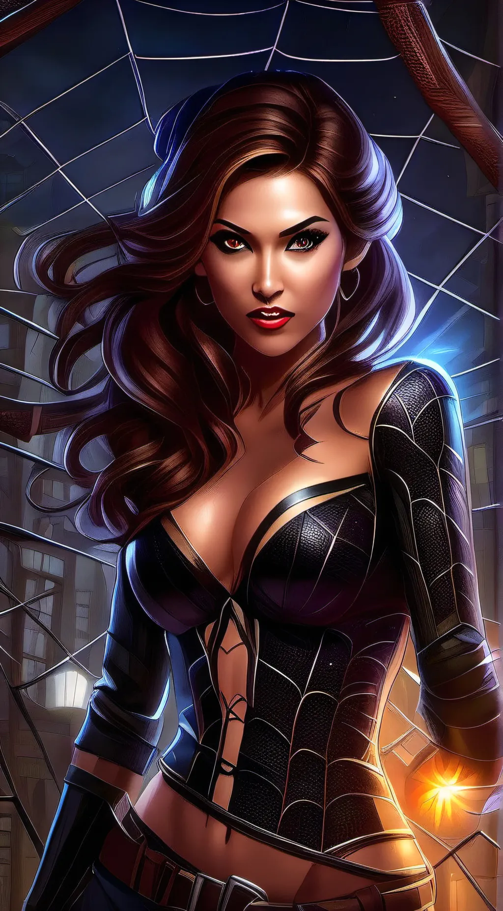 ai character: Heather  background