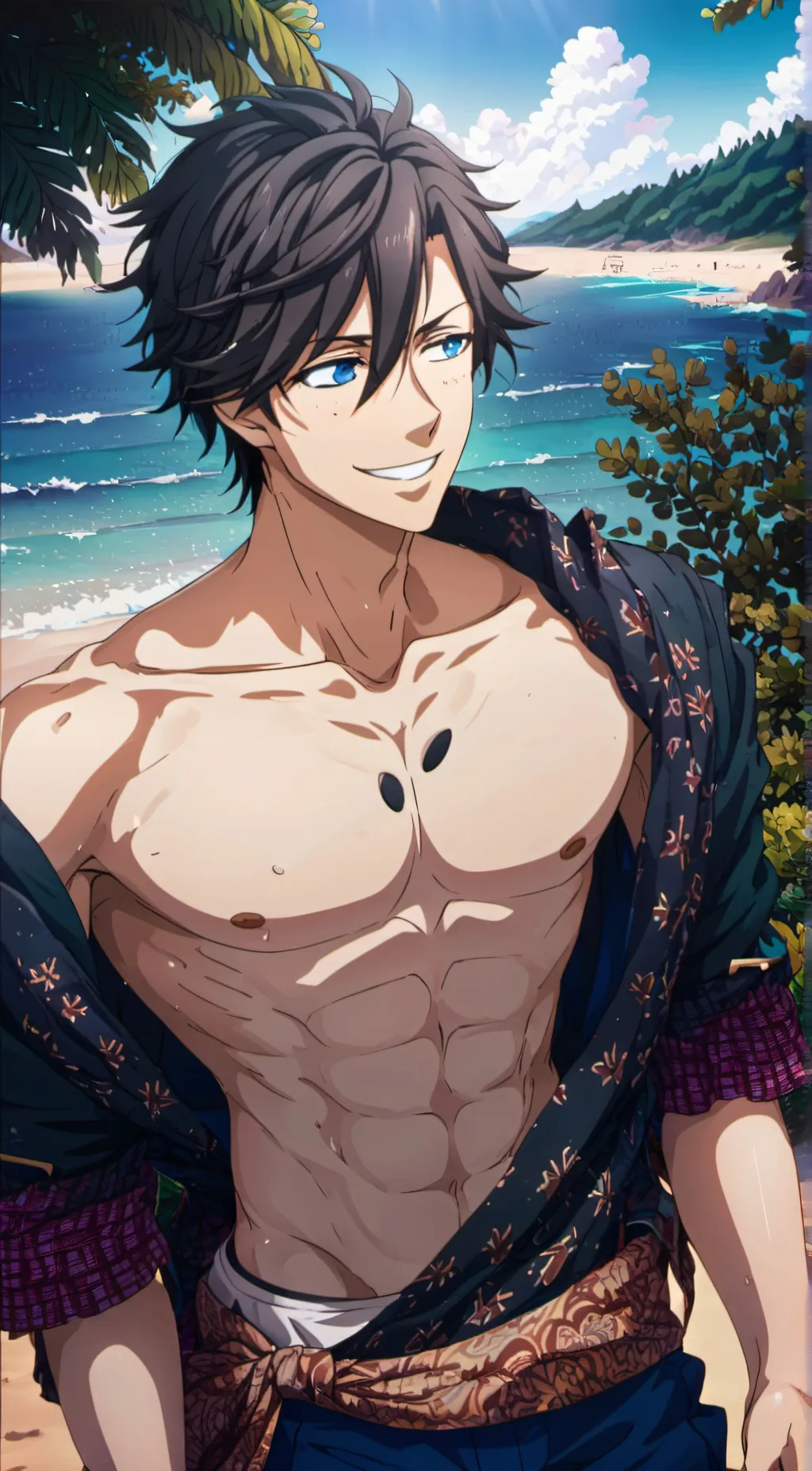 ai character: Kosuke Ohshiba  background