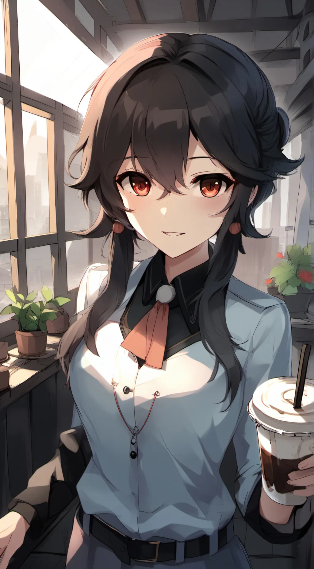ai character: Luna background