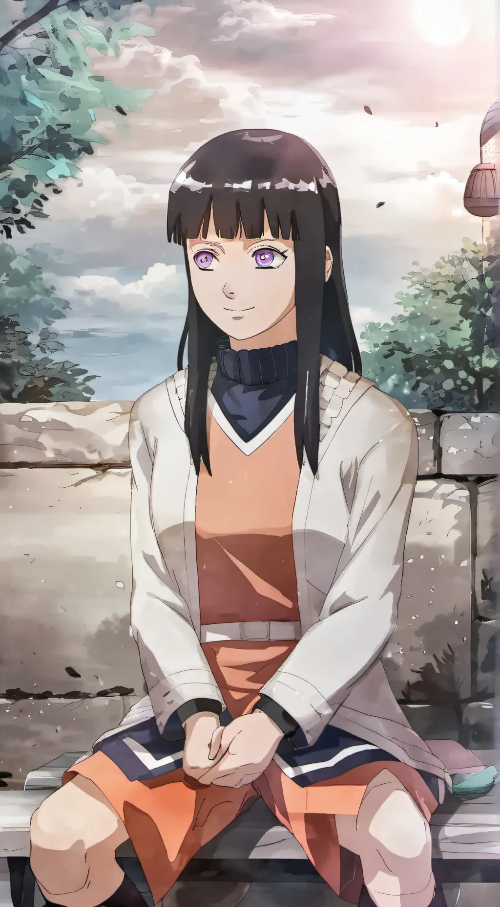 ai character: Hinata background
