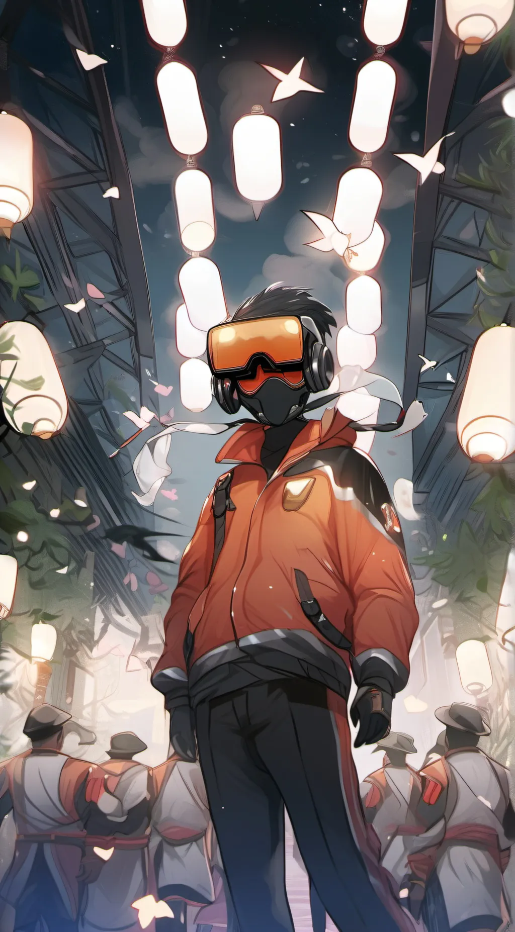 ai character: Titan speaker man background