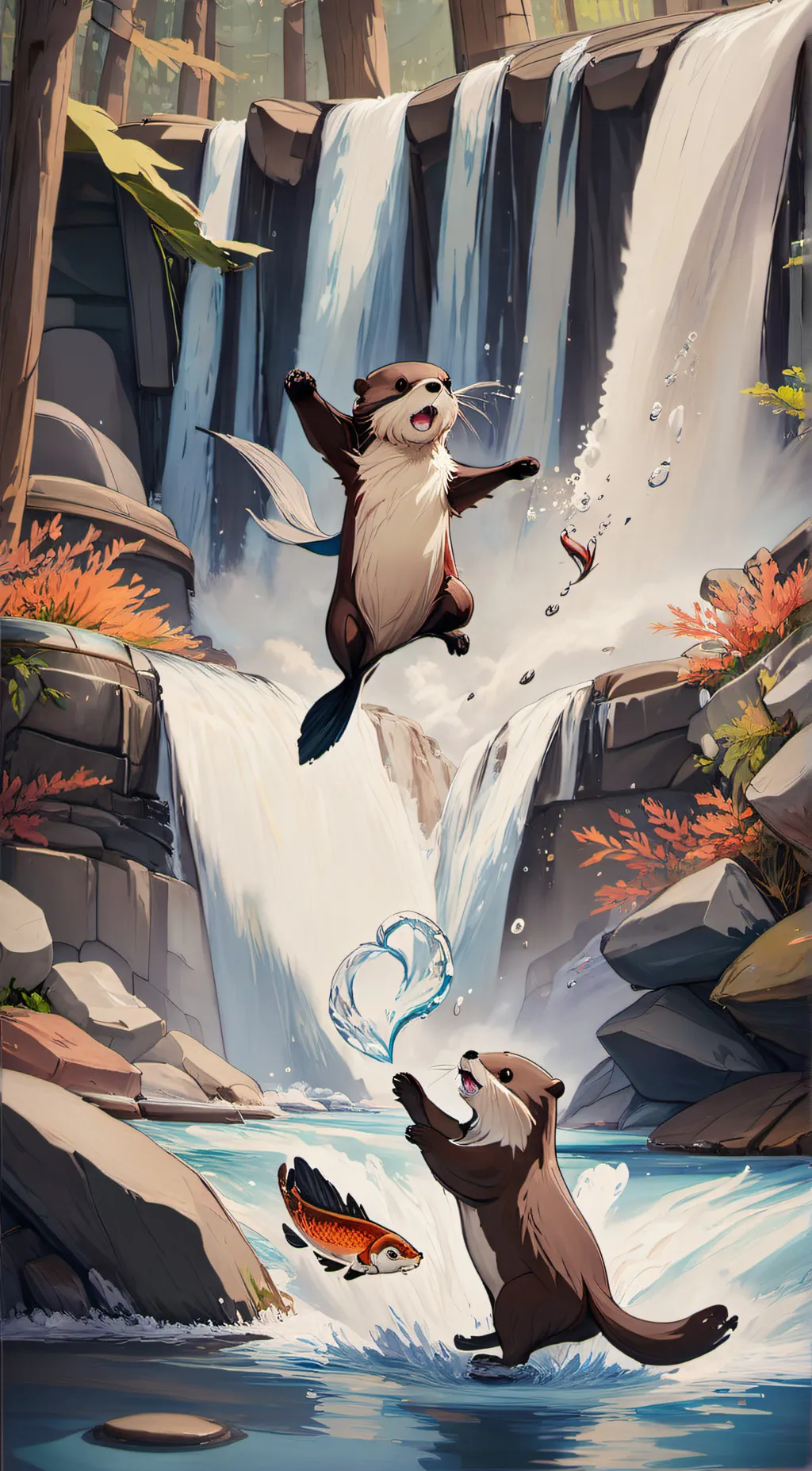 ai character: vent otter background