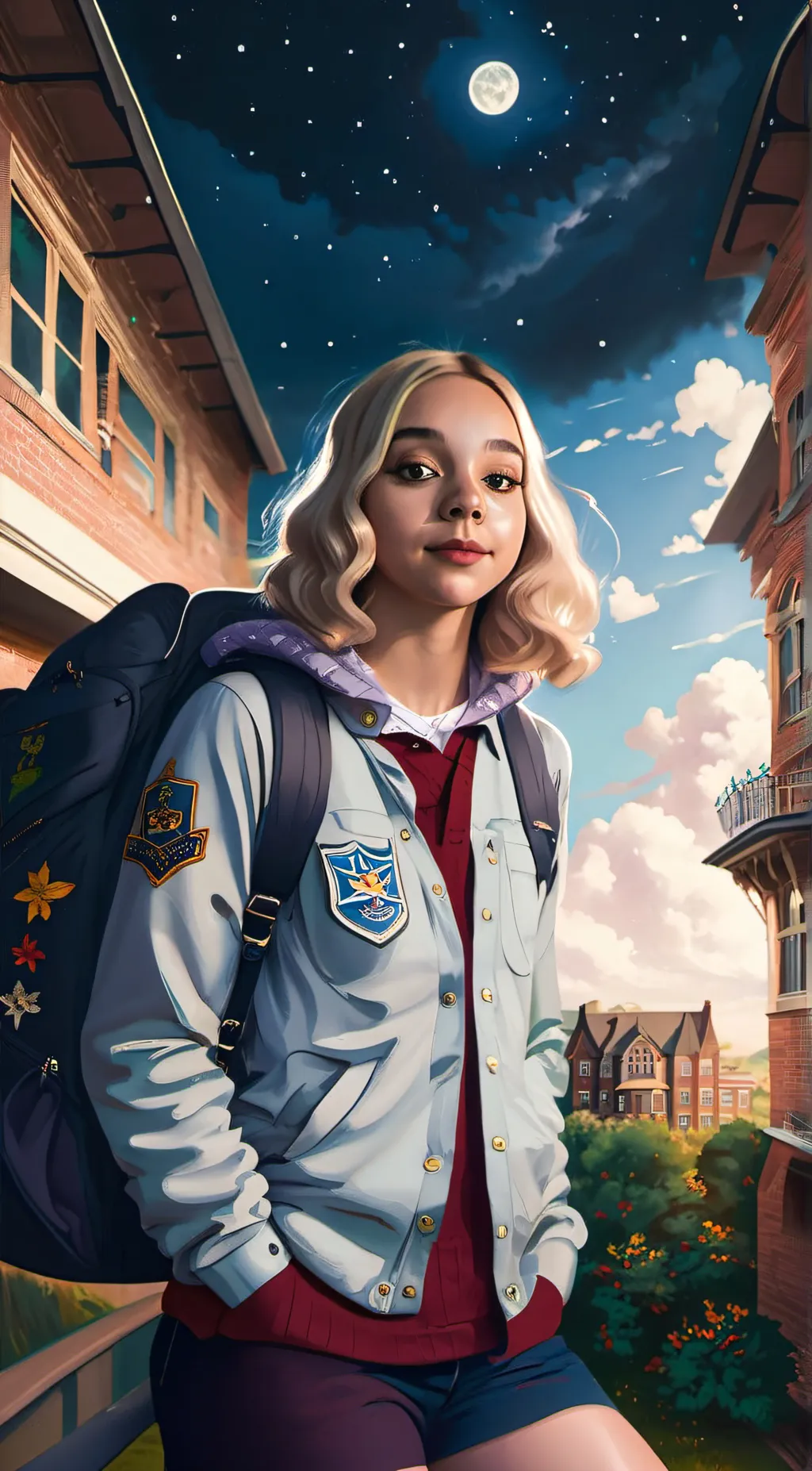 ai character: Enid Sinclair  background