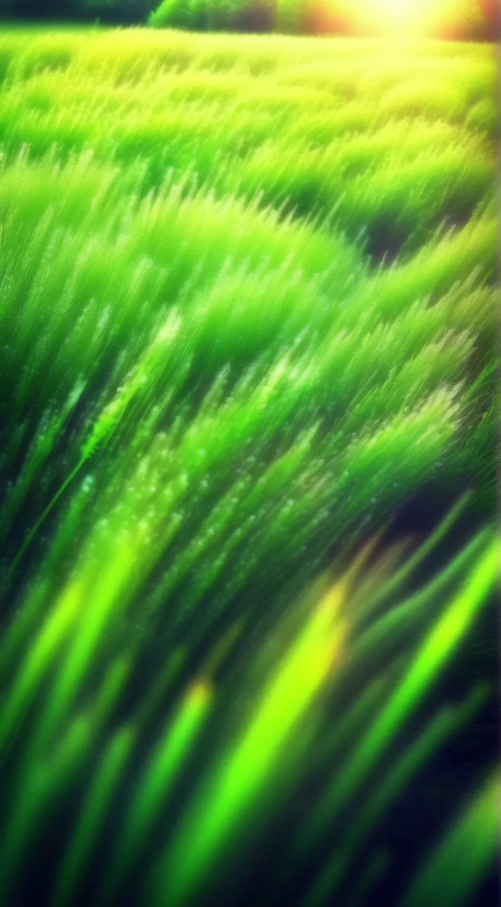ai character: Grass background