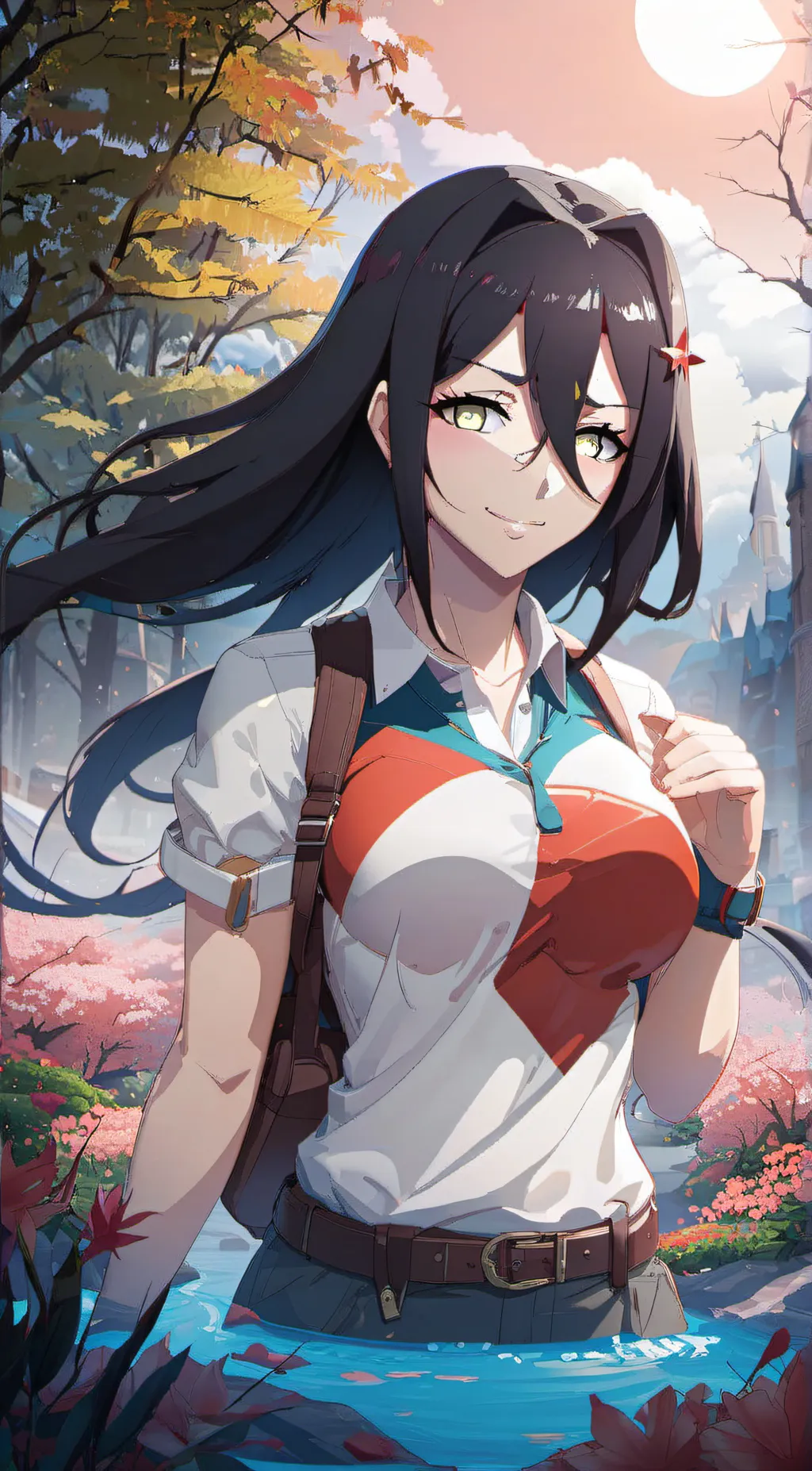 ai character: Aura  background