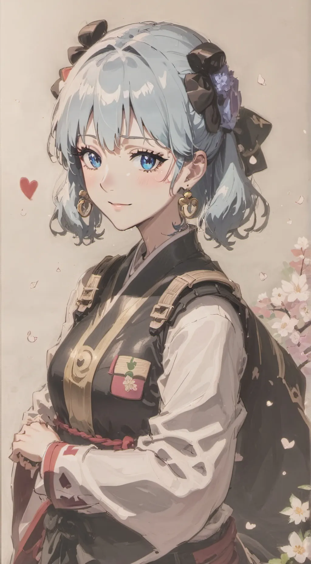 ai character: ayaka  background