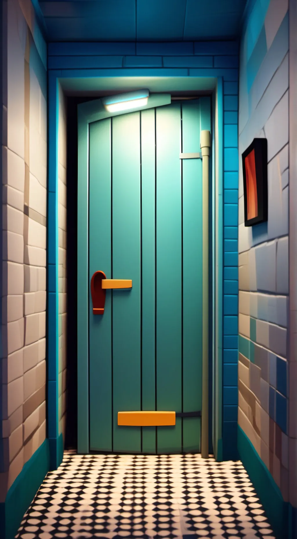 ai character: skbi X Doors background