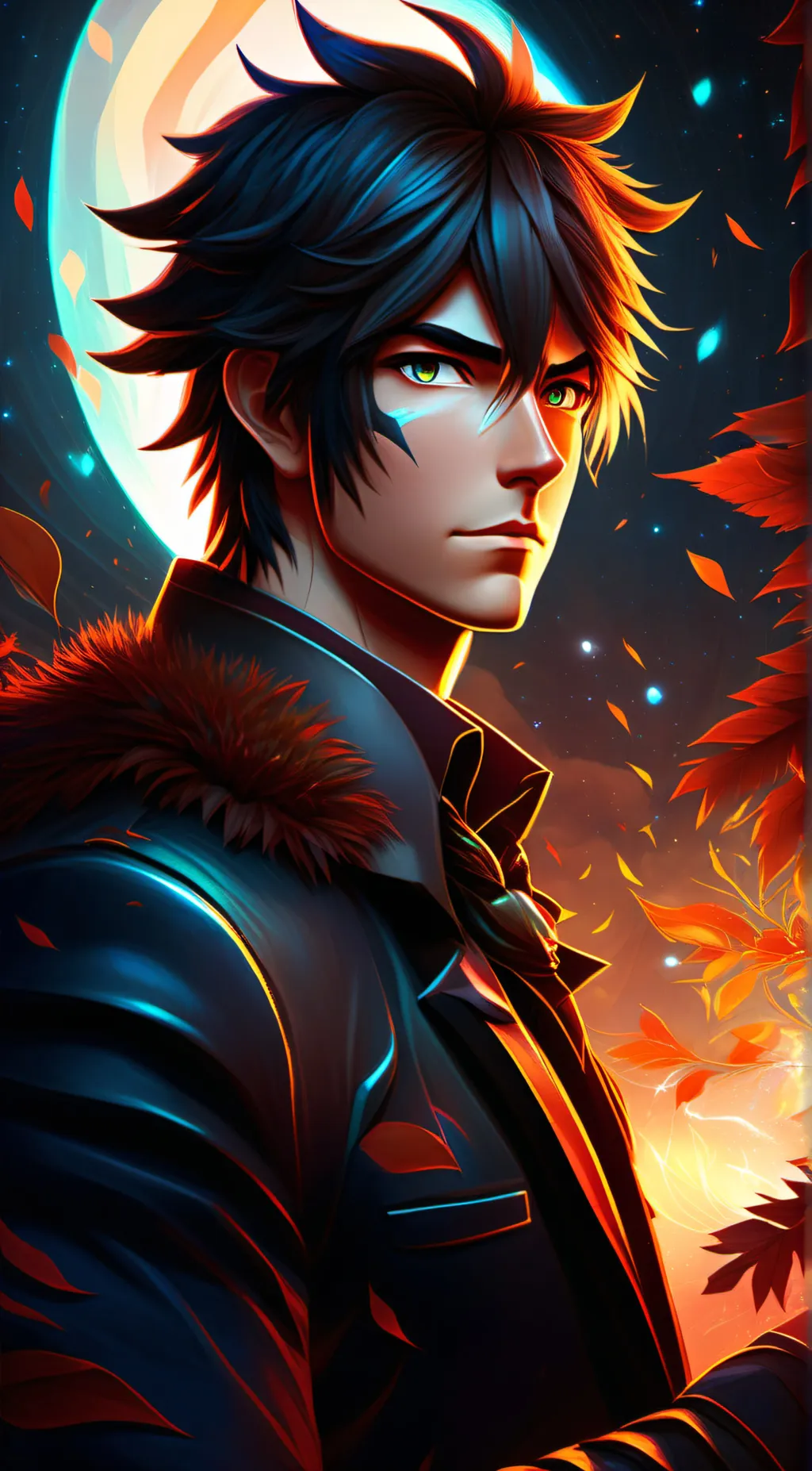 ai character: Oak background