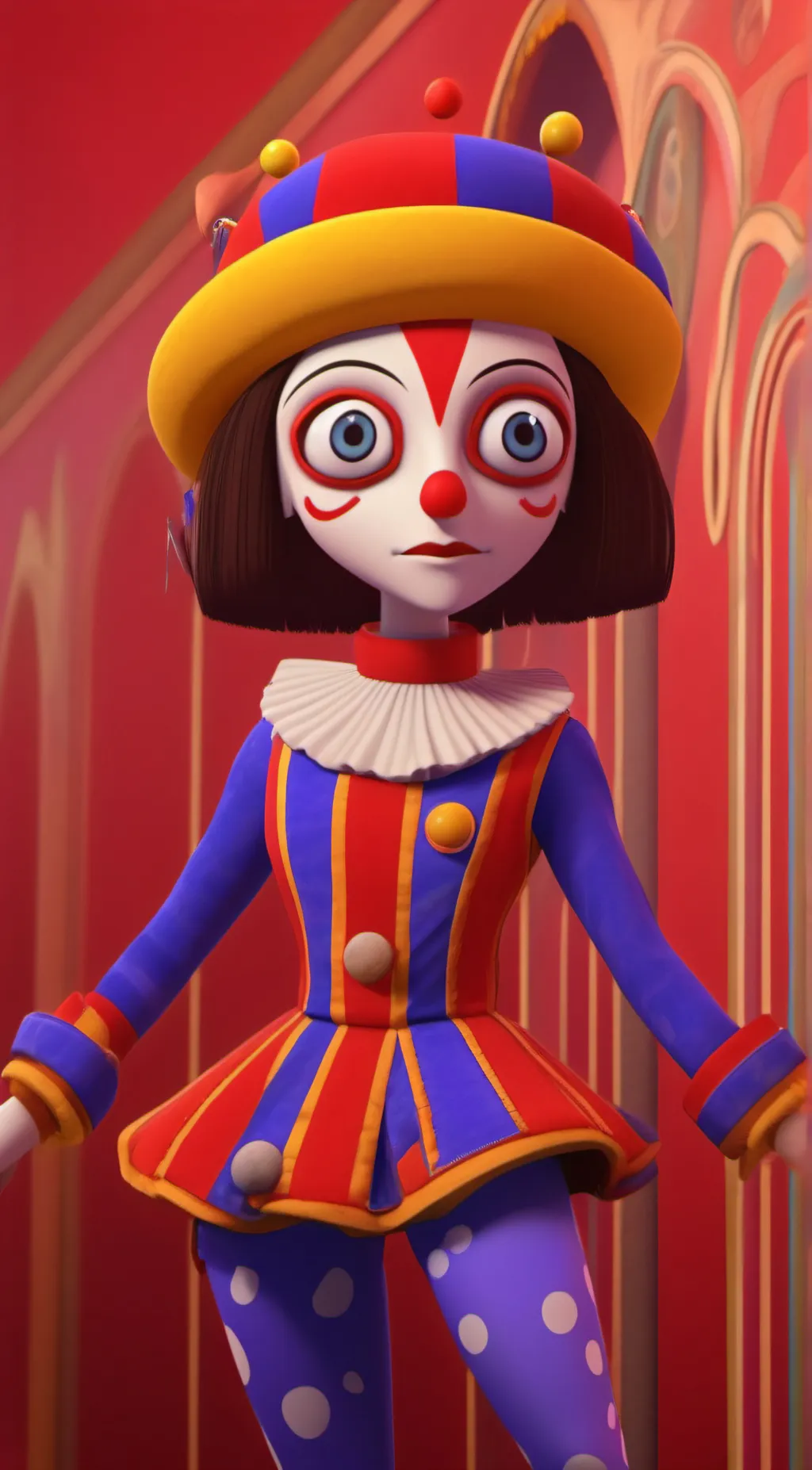 ai character: pomni background