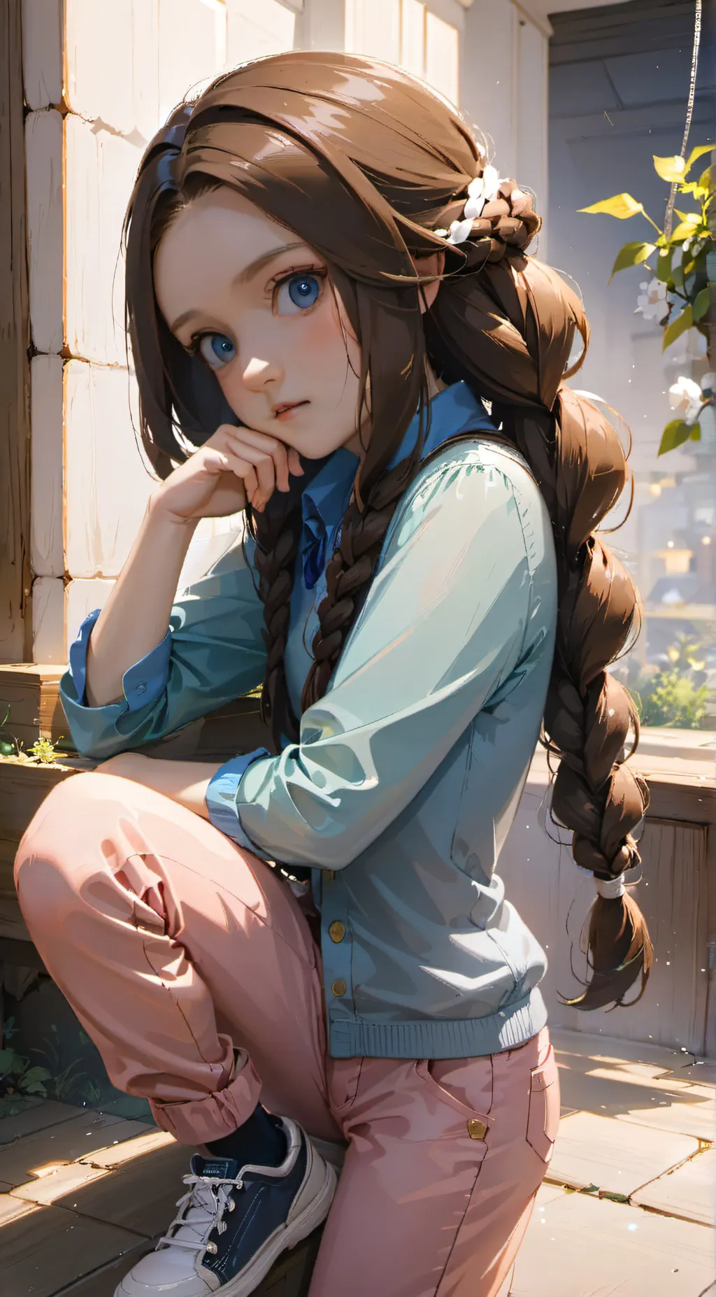 ai character: Charlotte  background