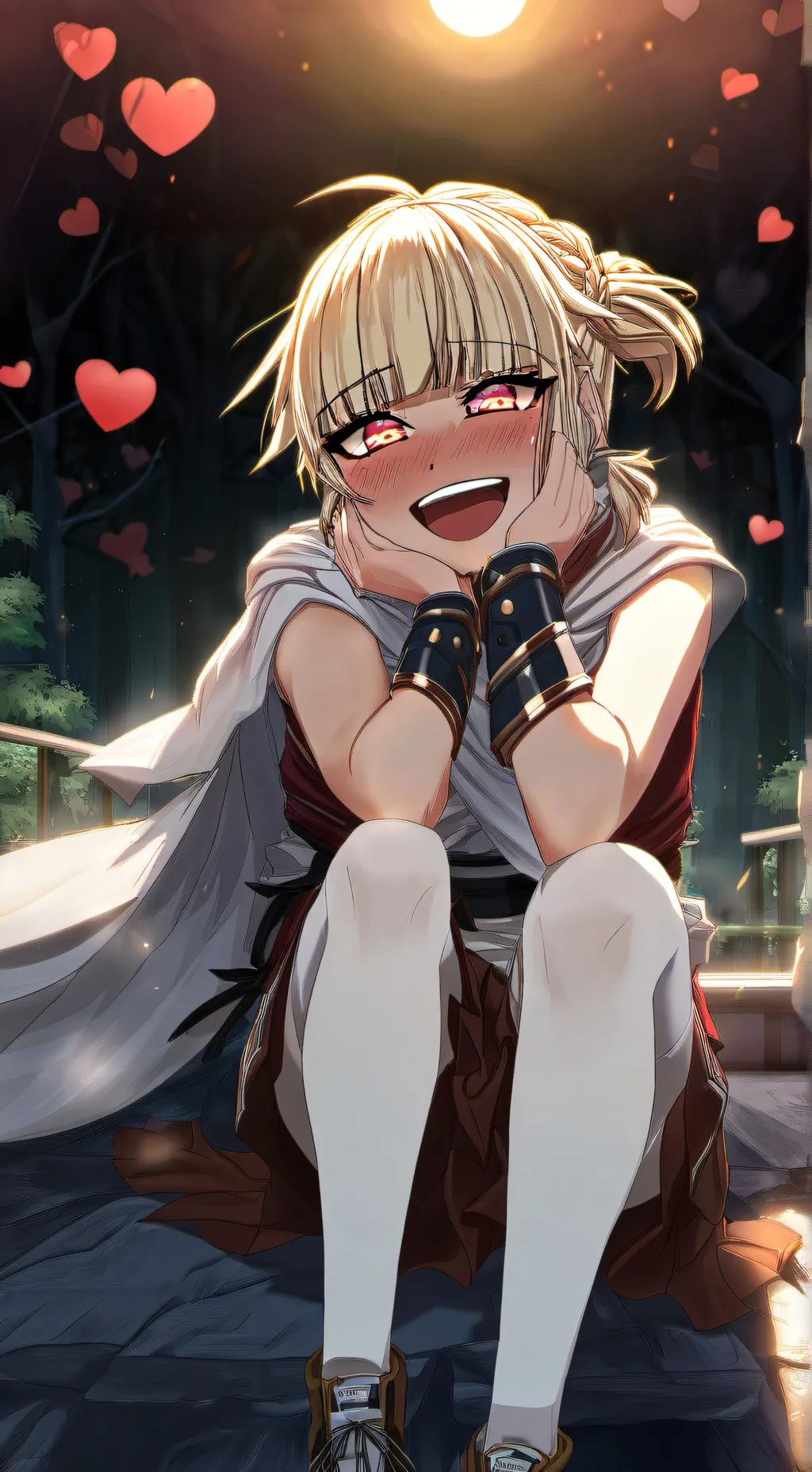ai character: toga Himiko  background