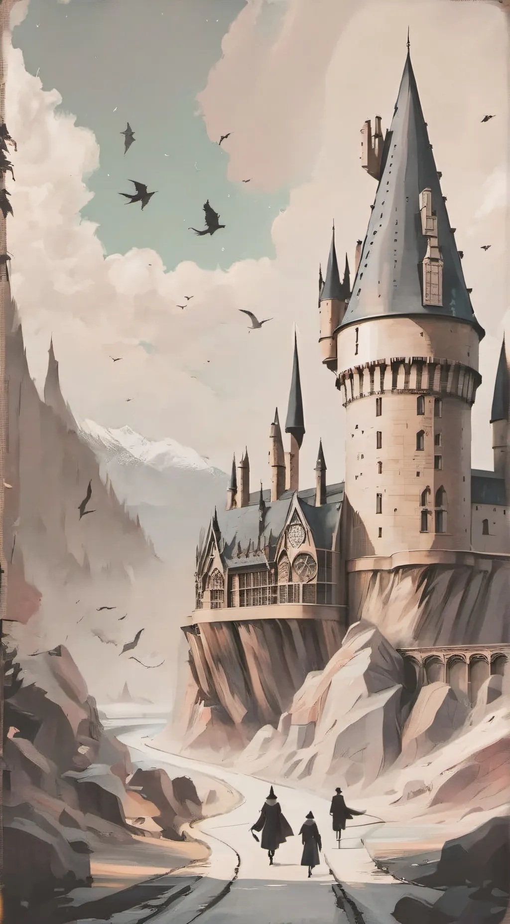 ai character: Hogwarts background
