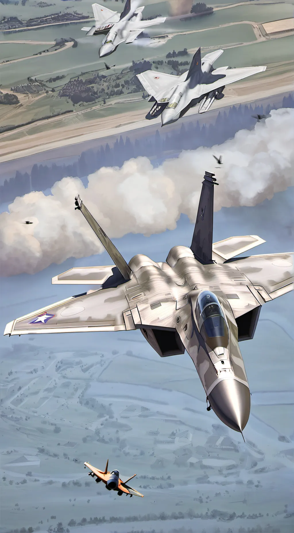 ai character: f22 background