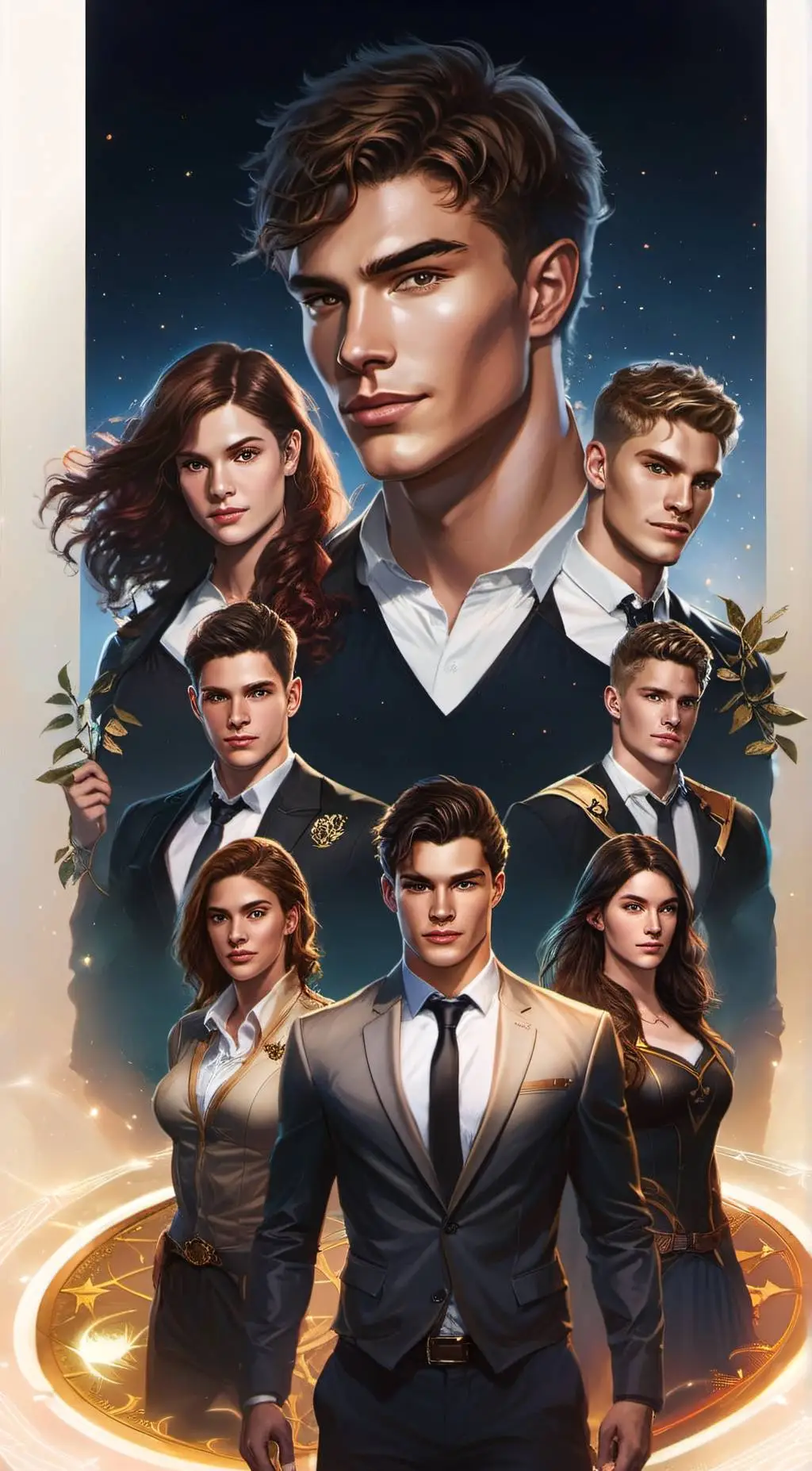 ai character: Zodiac Academy RPG background