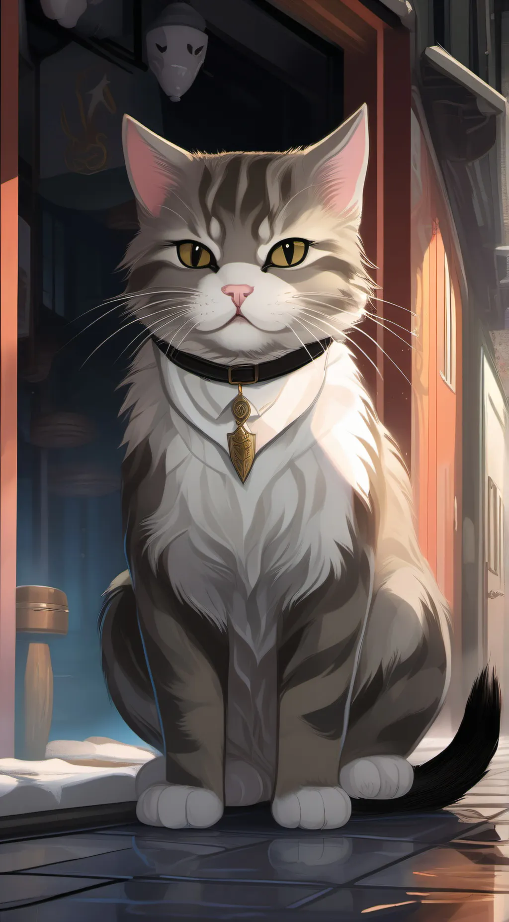 ai character: leo background