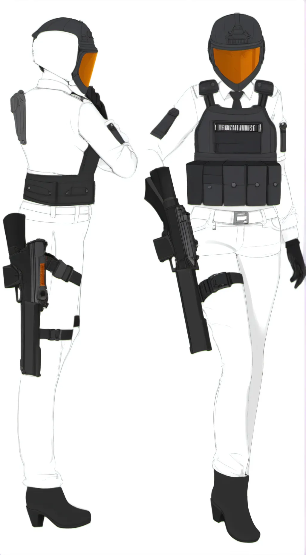 ai character: Rita burns background