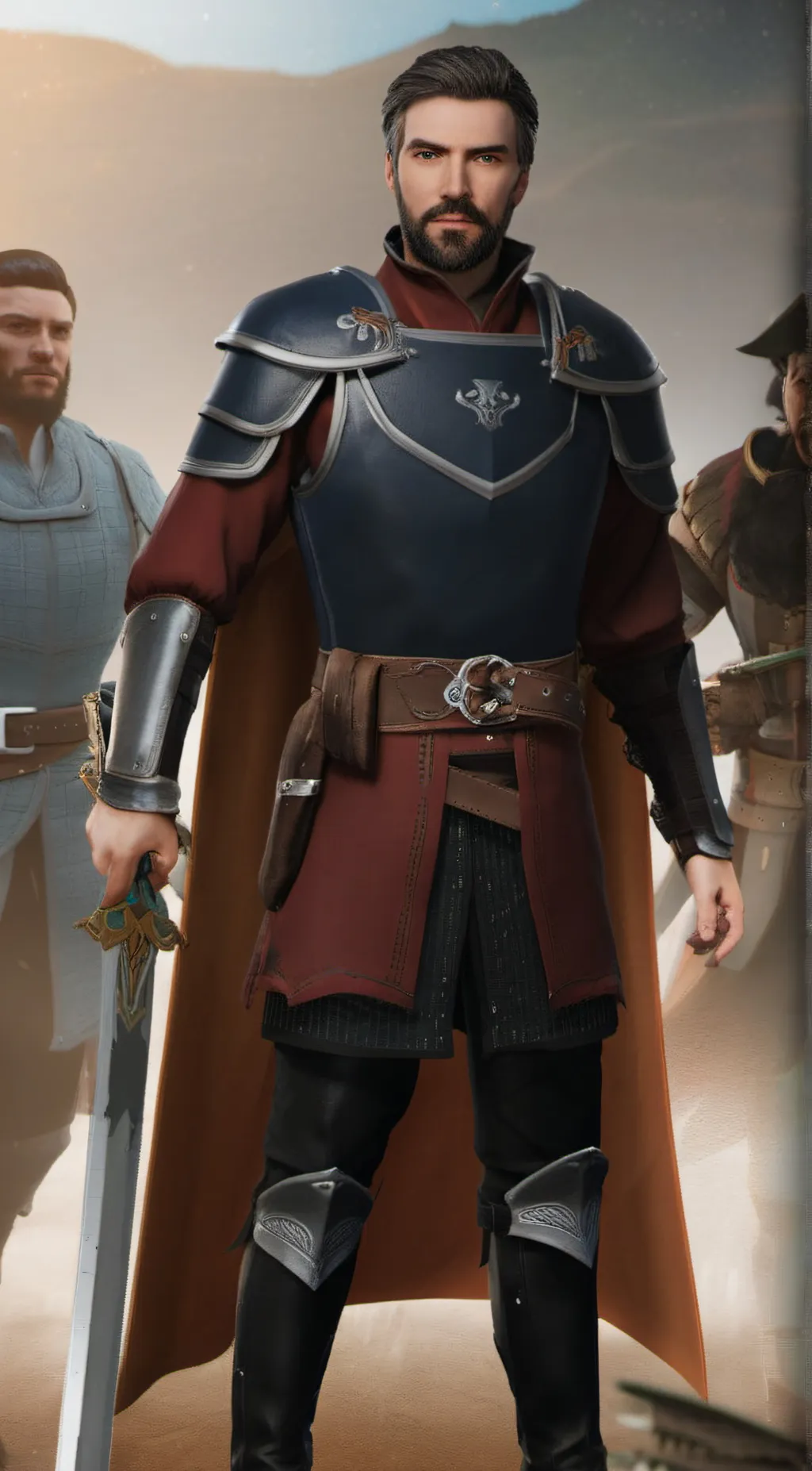 ai character: Al-Aqsa is a mater background