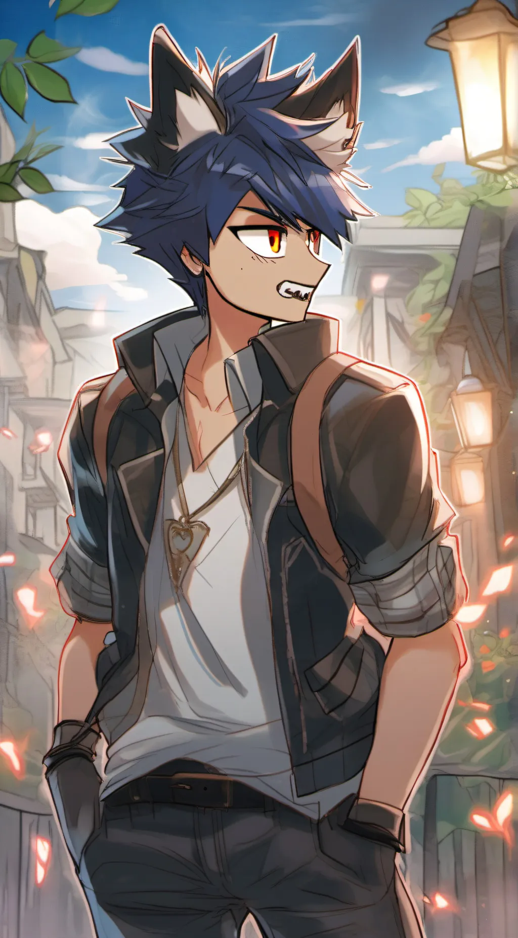 ai character: Morgan  background