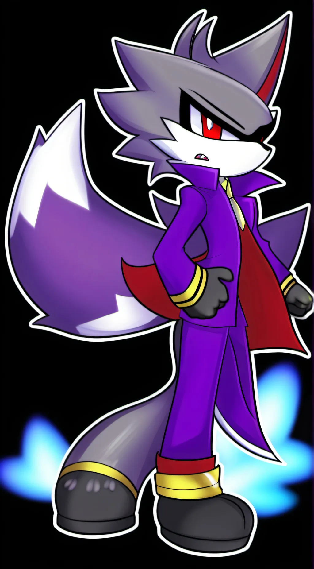 ai character: dark tails  background