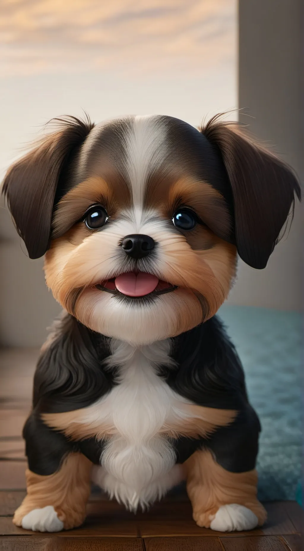 ai character: cocoa background