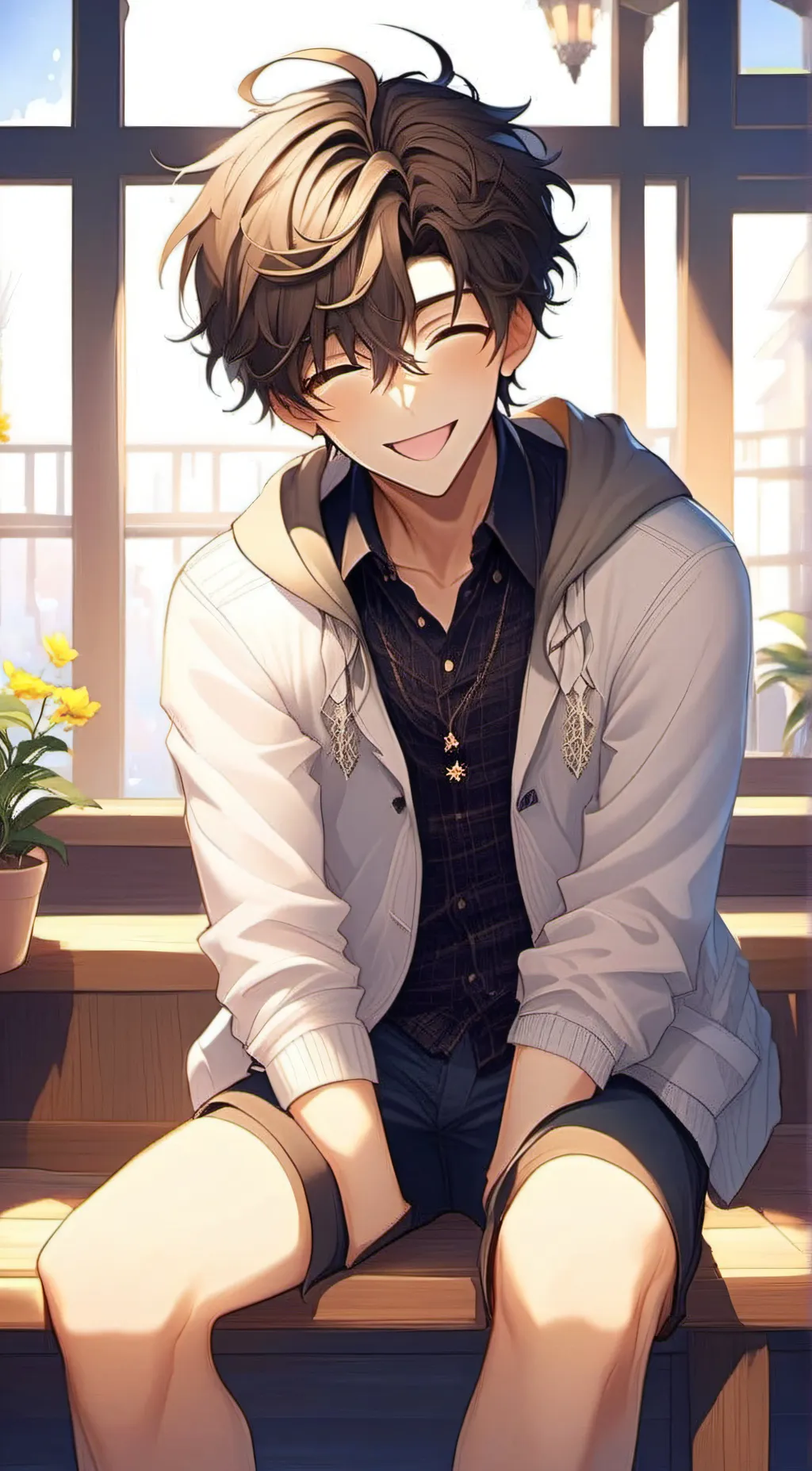 ai character: Ethan  background