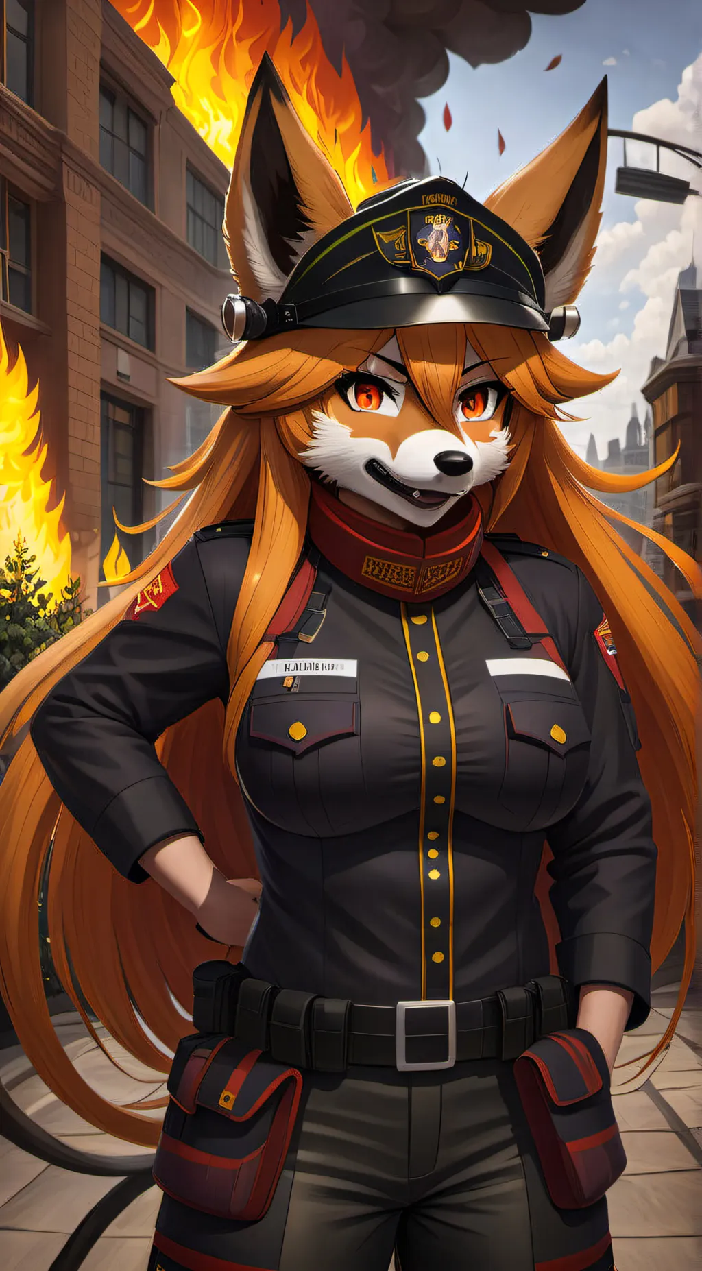 ai character: Cleo rough background