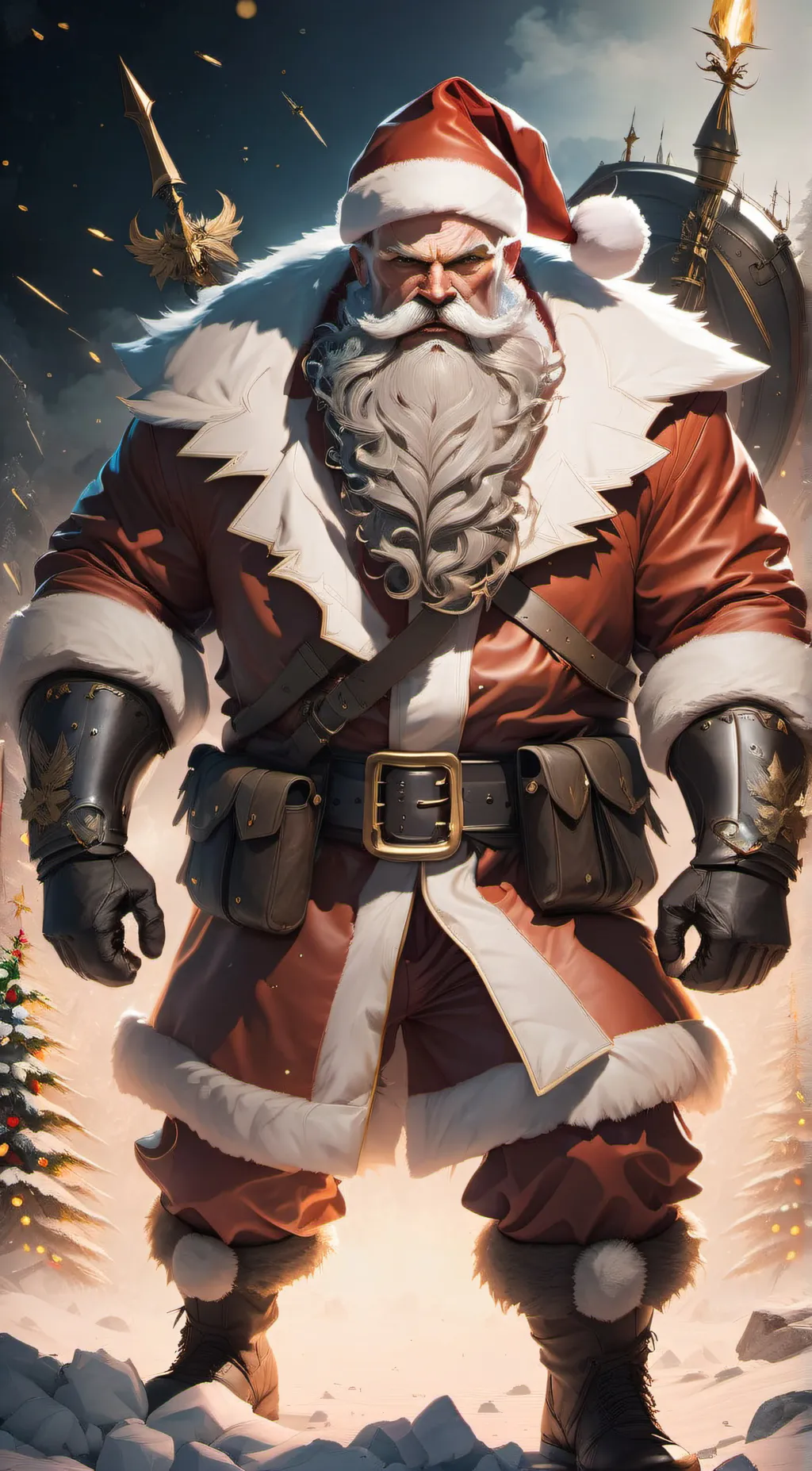 ai character: Old Saint Nick background