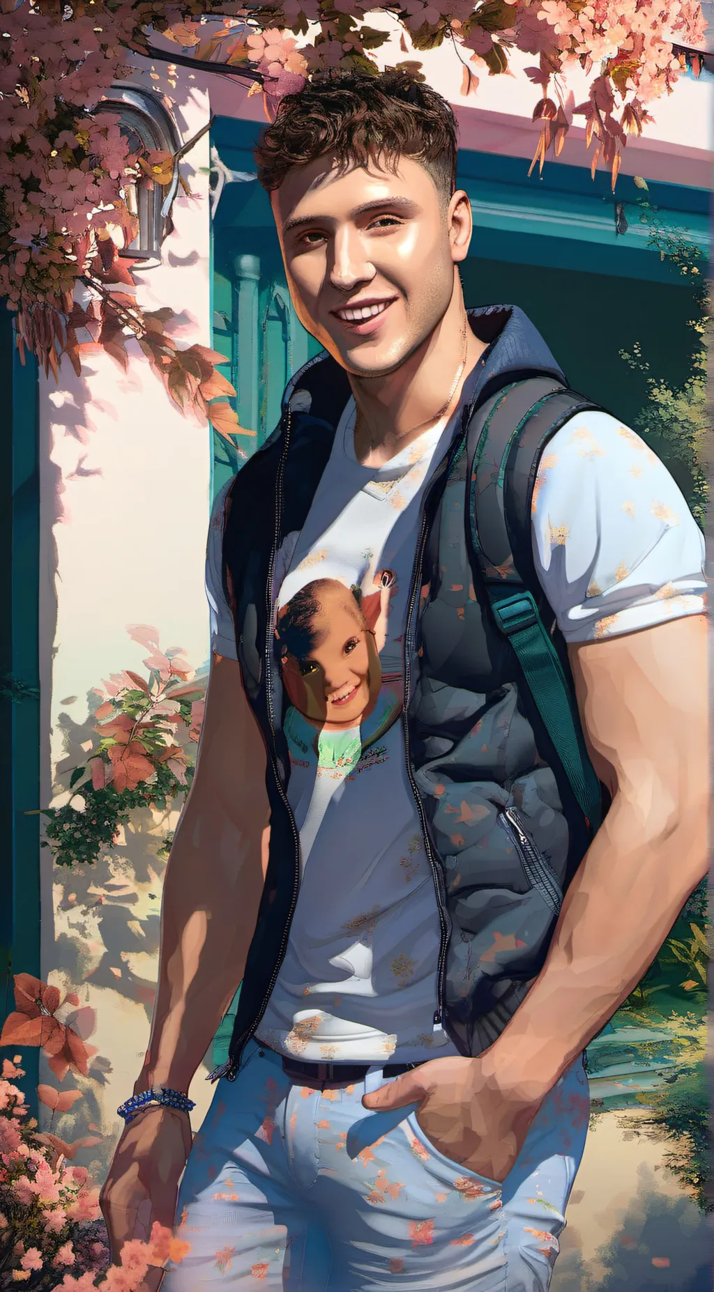 ai character: Tayo Ricci  background