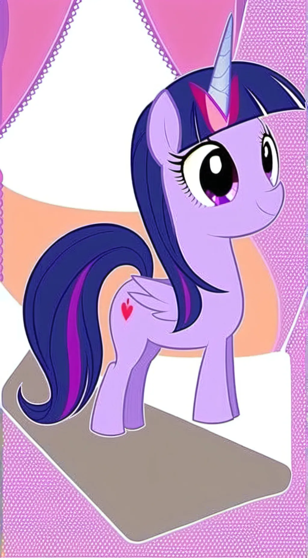 ai character: Twilight Sparkle background