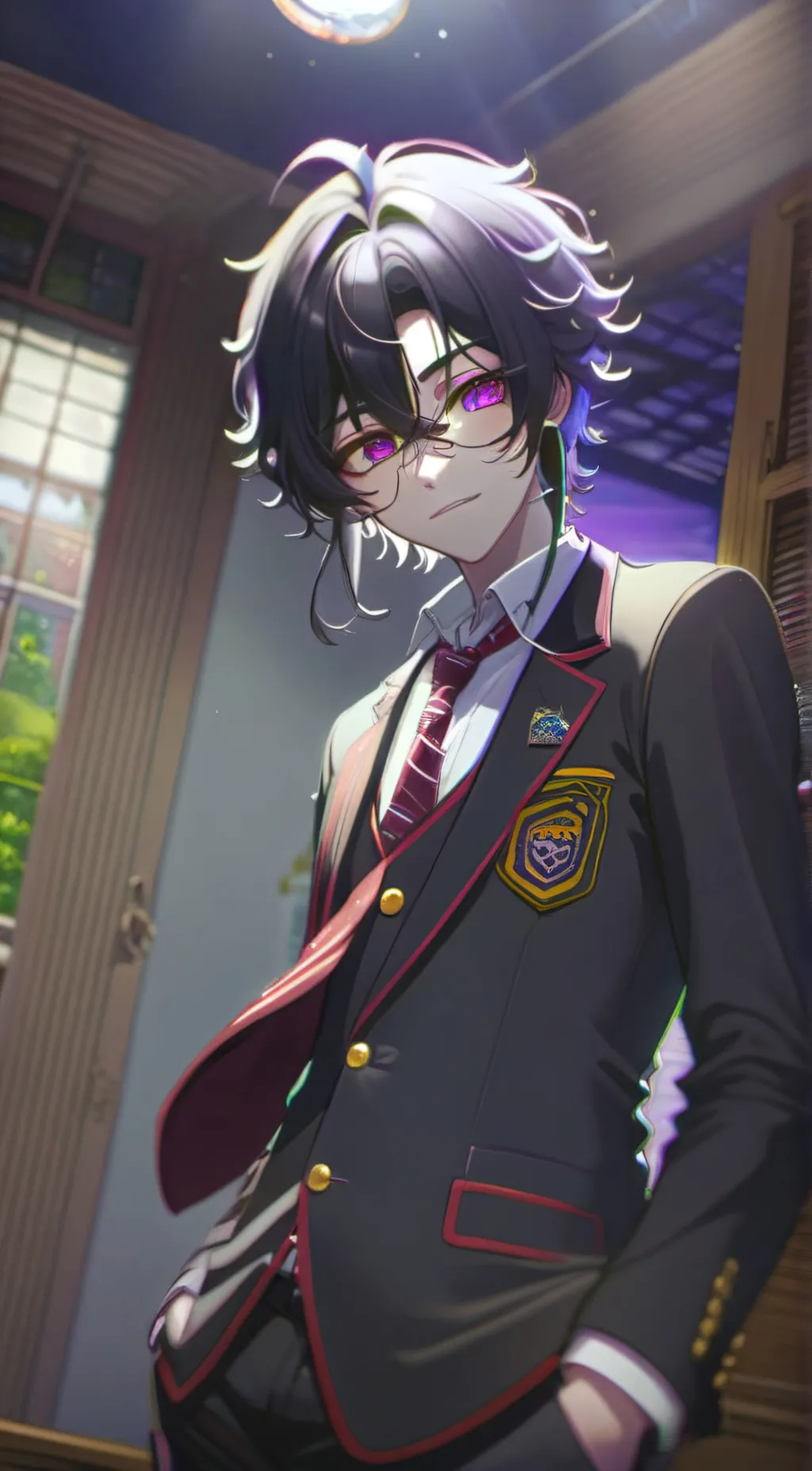 ai character: Zachary  background
