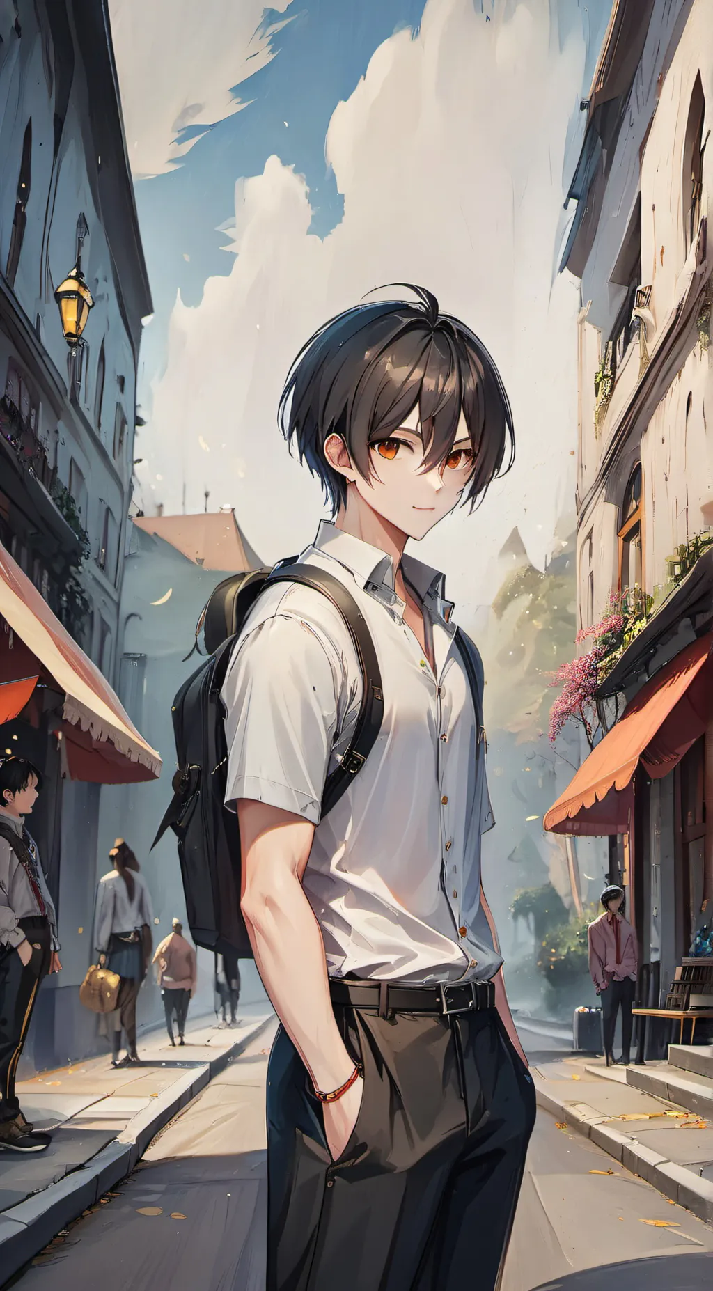 ai character: Any name background
