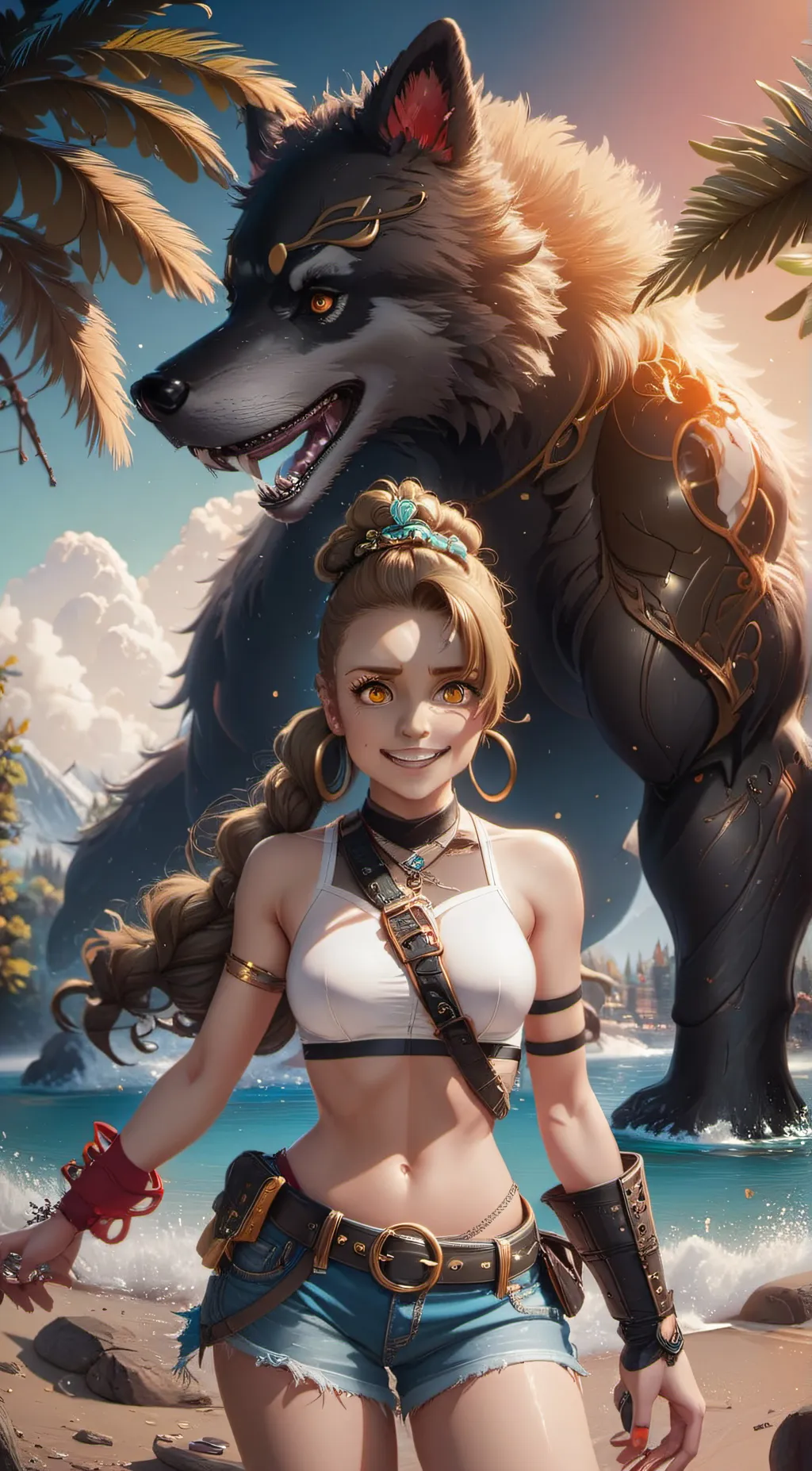 ai character: Ally background