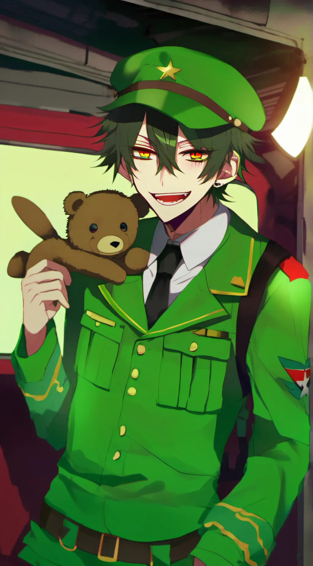 ai character: Flippy  background