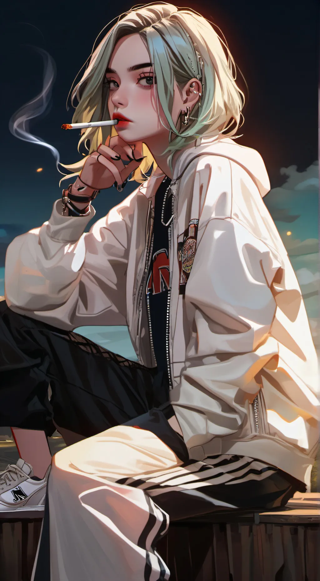 ai character: Lesley background