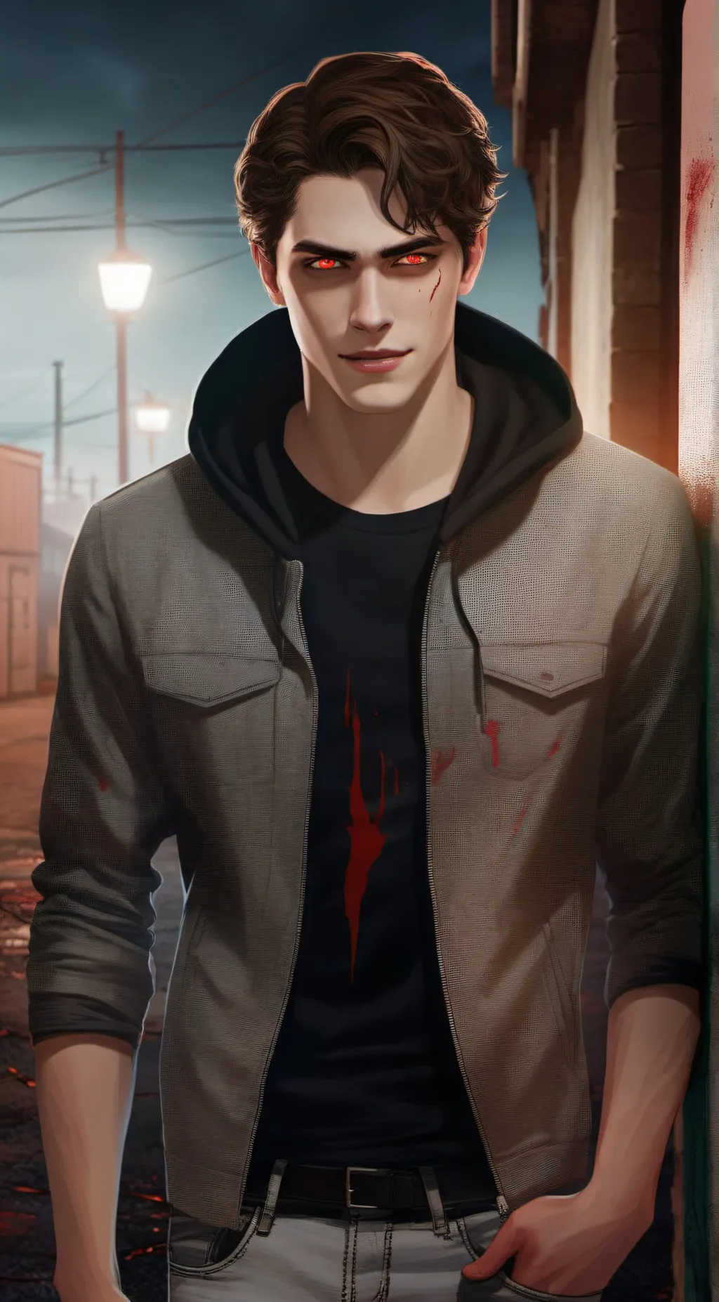 ai character: Kayden background