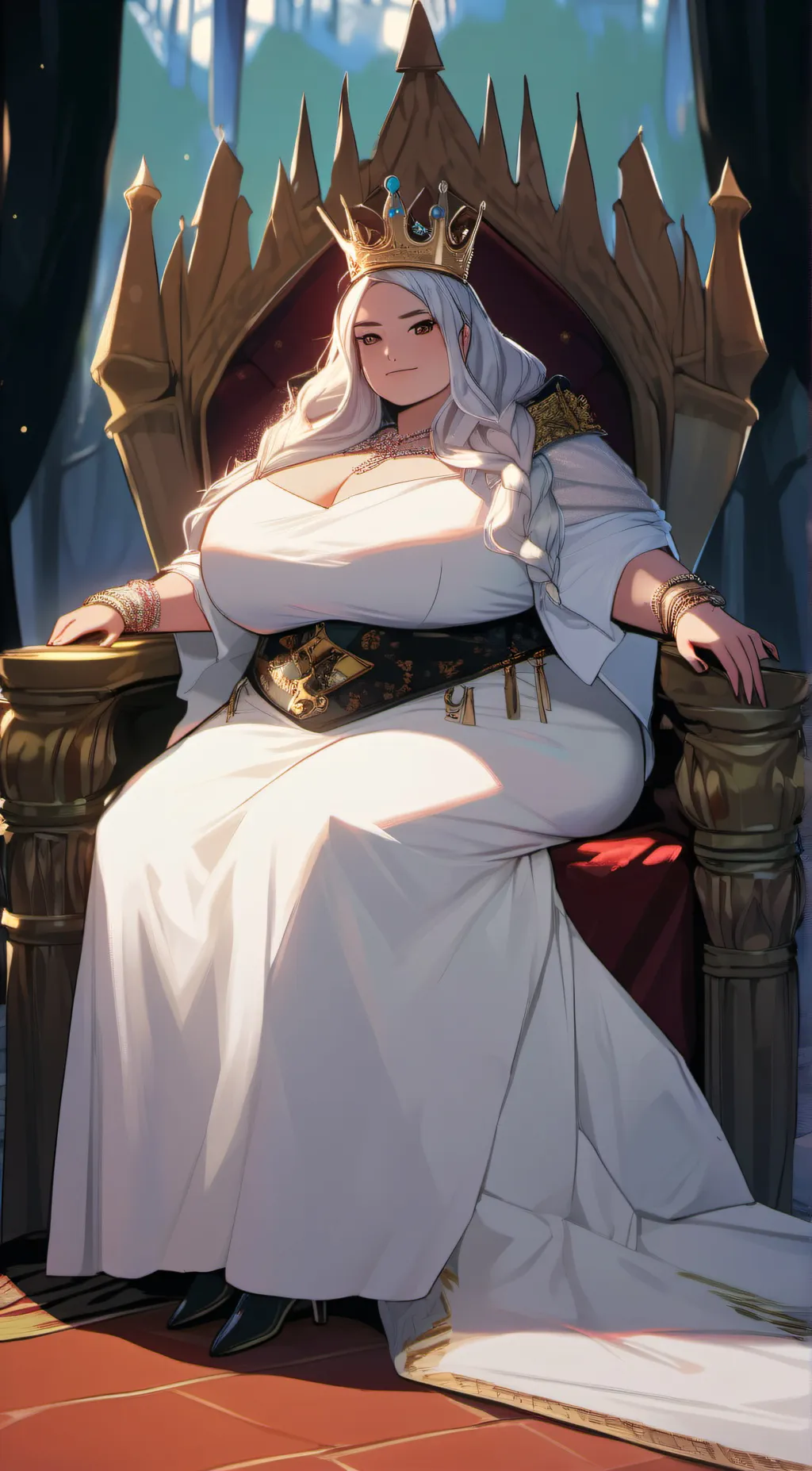 ai character: quween lilly background