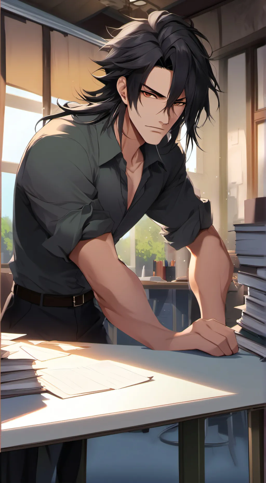 ai character: Shota Aizawa background